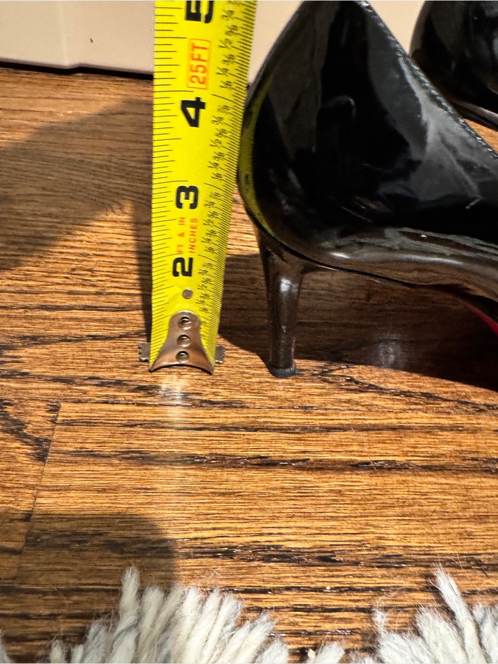 Christian Louboutin Patent Leather Black Heels- Size 39 - Picture 10 of 10